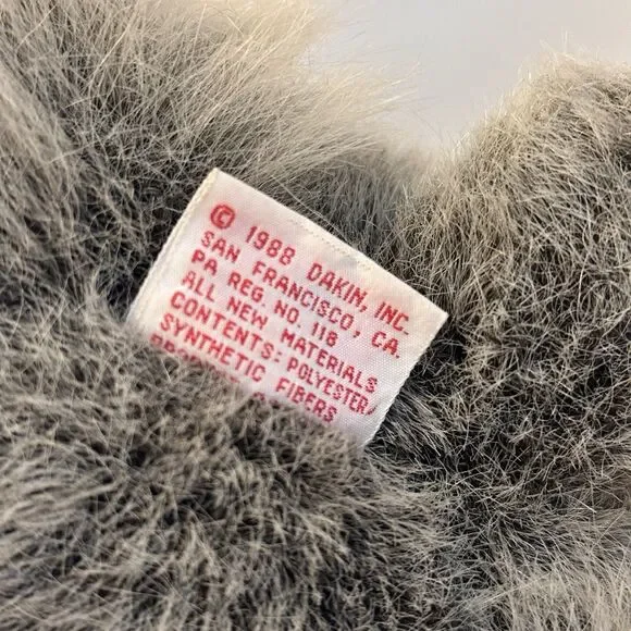 RARE Classique Dakin Realistic Toy Schnauzer Dog Plush Stuffed 14" Floppy Ears - Picture 10 of 11